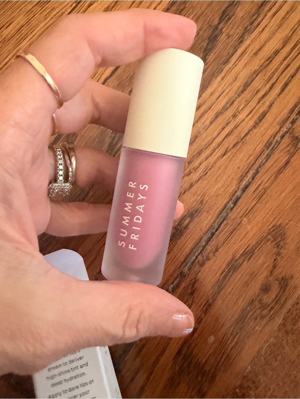 Summer Fridays Dream Lip Oil for Moisturizing Sheer Coverage color rose bud new